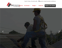 Tablet Screenshot of kerrsroofing.ca